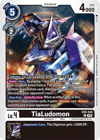 TiaLudomon (Infernal Ascension) Near Mint - Nick Nack's Full Frontal Attack