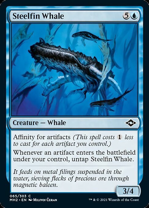 Steelfin Whale (Modern Horizons 2) Near Mint - Nick Nack's Full Frontal Attack