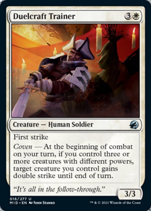 Duelcraft Trainer (Innistrad: Midnight Hunt) Near Mint - Nick Nack's Full Frontal Attack