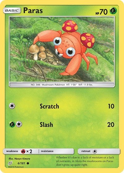 Paras (SM - Team Up) Near Mint - Nick Nack's Full Frontal Attack