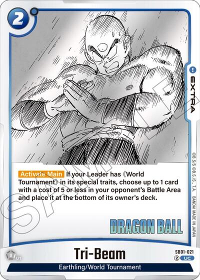Tri - Beam (Manga Booster 01) Near Mint - Nick Nack's Full Frontal Attack