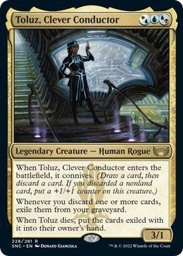 Toluz, Clever Conductor (Streets of New Capenna) Near Mint - Nick Nack's Full Frontal Attack