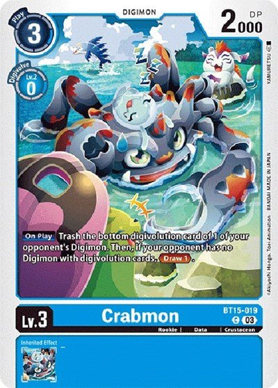 Crabmon (Exceed Apocalypse) Near Mint - Nick Nack's Full Frontal Attack