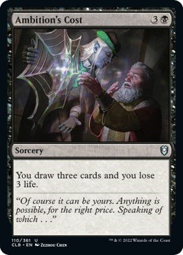 Ambition's Cost (Commander Legends: Battle for Baldur's Gate) Near Mint Foil - Nick Nack's Full Frontal Attack