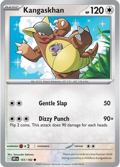 Kangaskhan - 151 (SV10: Destined Rivals) Near Mint - Nick Nack's Full Frontal Attack