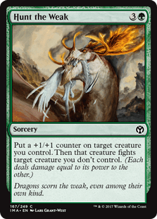 Hunt the Weak (Iconic Masters) Near Mint - Nick Nack's Full Frontal Attack