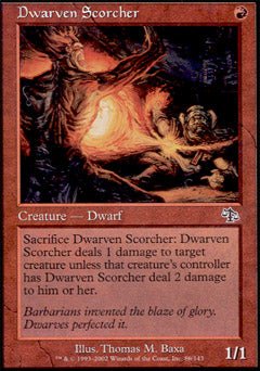 Dwarven Scorcher (Judgment) Light Play Foil - Nick Nack's Full Frontal Attack