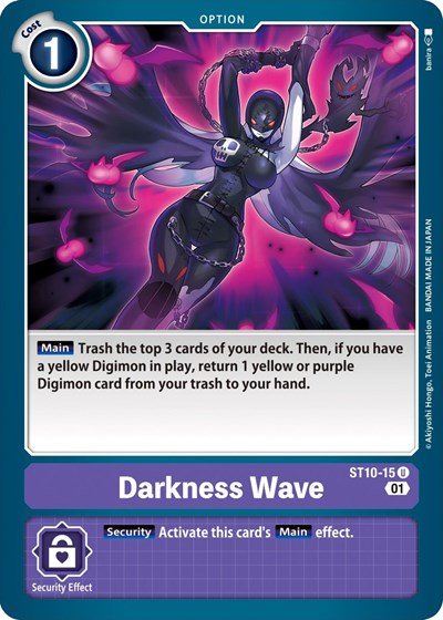 Darkness Wave (Starter Deck 10: Parallel World Tactician) Near Mint - Nick Nack's Full Frontal Attack