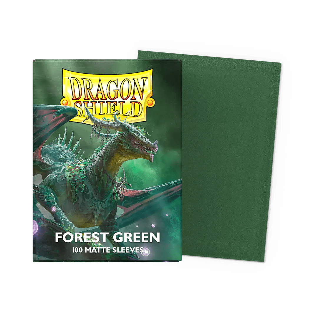 Forest Green - Matte Sleeves - Standard Size - Nick Nack's Full Frontal Attack