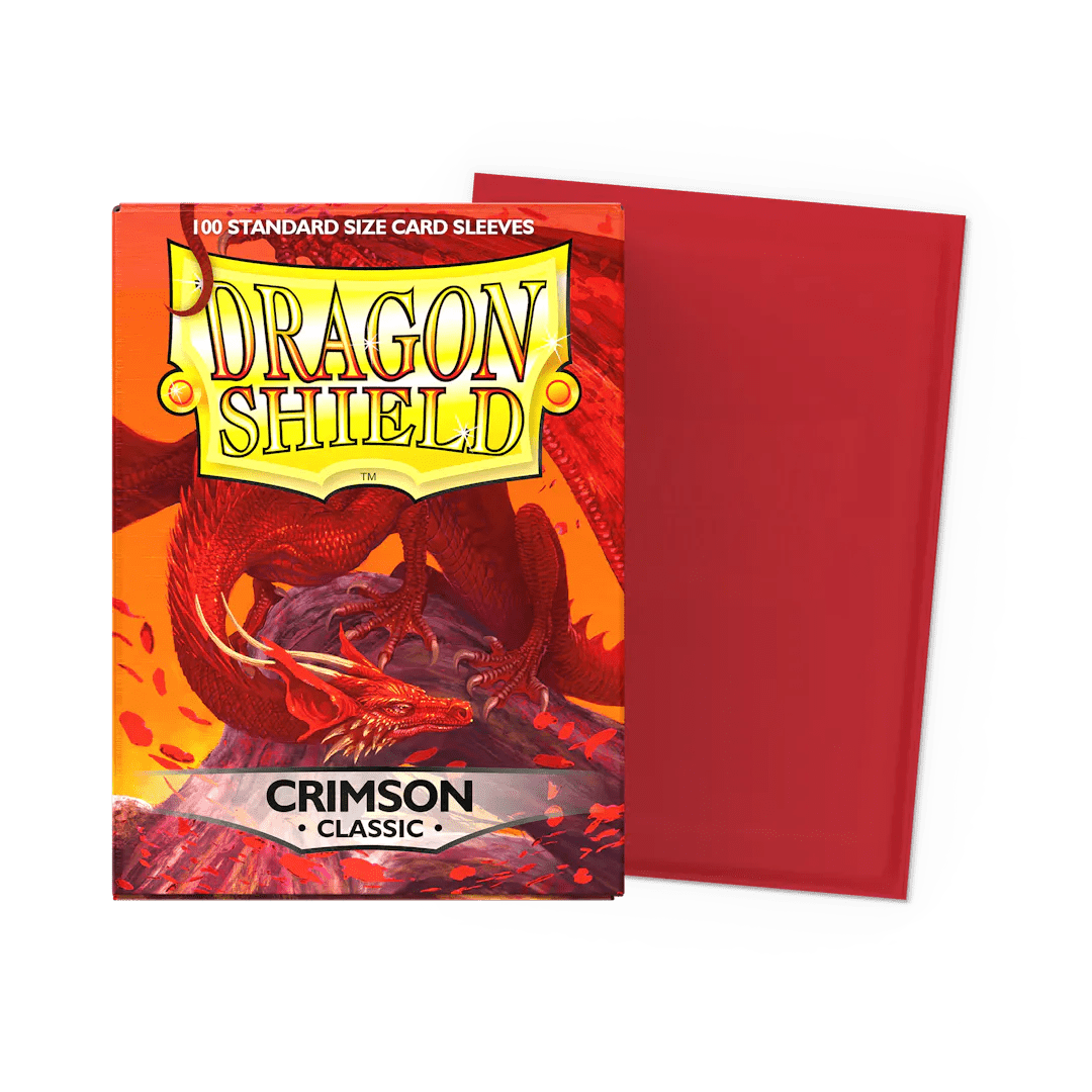 Crimson - Classic Sleeves - Standard Size - Nick Nack's Full Frontal Attack