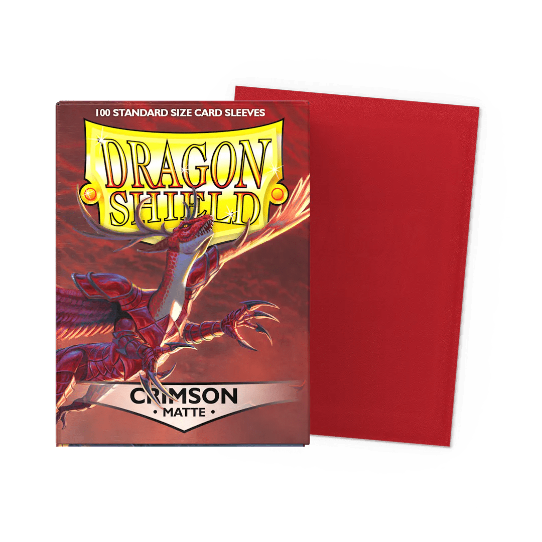 Crimson - Matte Sleeves - Standard Size - Nick Nack's Full Frontal Attack