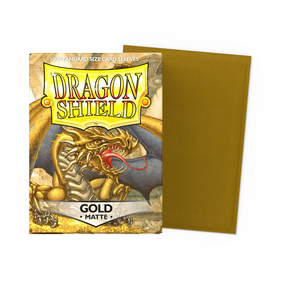 Gold - Matte Sleeves - Standard Size - Nick Nack's Full Frontal Attack