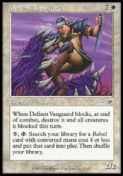 Defiant Vanguard (Nemesis) Near Mint - Nick Nack's Full Frontal Attack