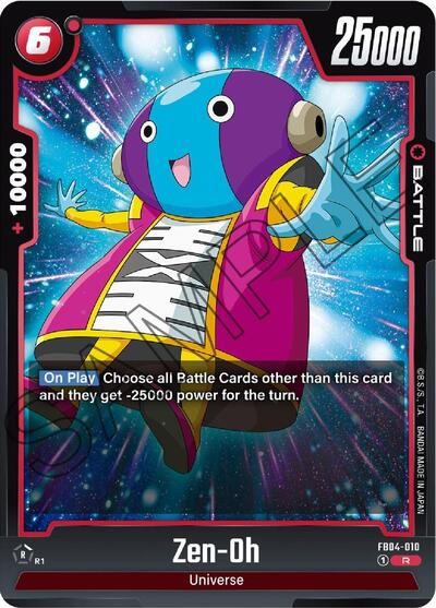 Zen-Oh (Ultra Limit) Near Mint Holofoil