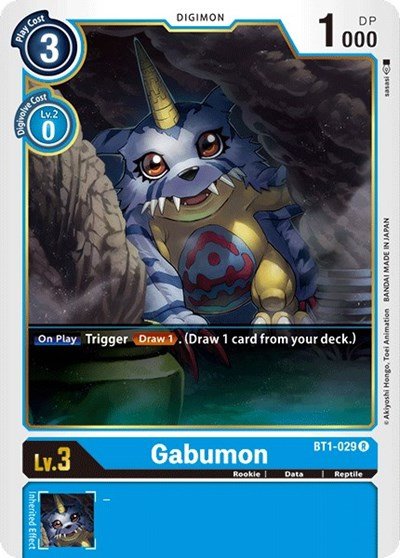 Gabumon BT1-029 (Release Special Booster) Near Mint - Nick Nack's Full Frontal Attack