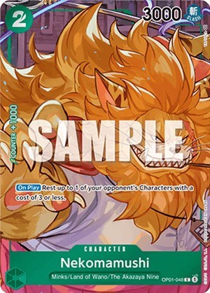 Nekomamushi (Box Topper) (Romance Dawn) Near Mint Foil