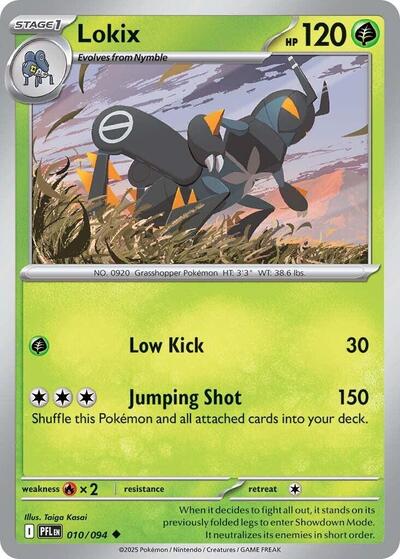 Lokix (ME02: Phantasmal Flames) Near Mint Reverse Holofoil - Nick Nack's Full Frontal Attack