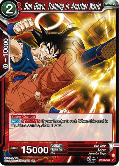 Son Goku, Training in Another World (Impact Beyond Dimensions) Near Mint Foil