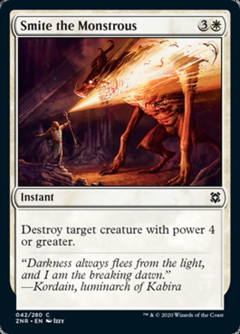 Smite the Monstrous (Zendikar Rising) Near Mint