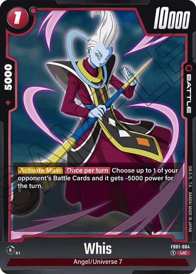 Whis (Awakened Pulse) Near Mint - Nick Nack's Full Frontal Attack