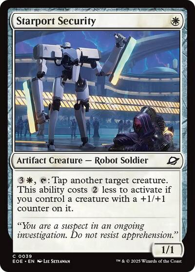 Starport Security (Edge of Eternities) Near Mint Foil - Nick Nack's Full Frontal Attack