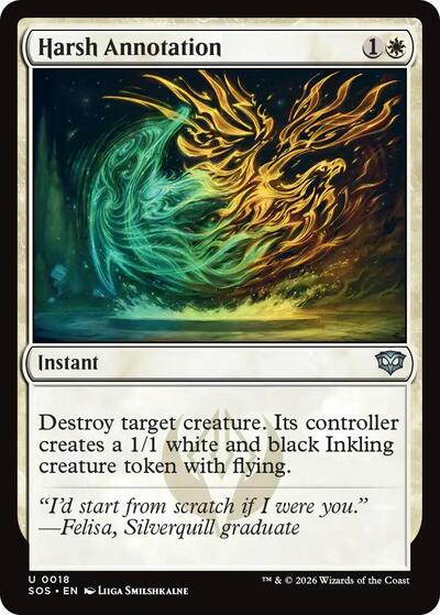 Harsh Annotation (Secrets of Strixhaven) Near Mint