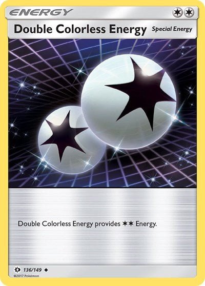 Double Colorless Energy (SM Base Set) Medium Play Reverse Holofoil - Nick Nack's Full Frontal Attack