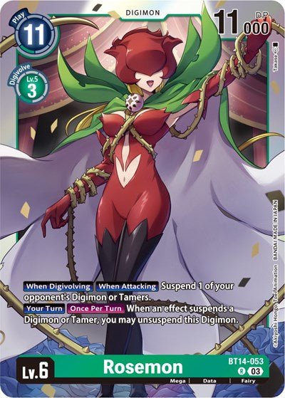 Rosemon (Blast Ace) Near Mint - Nick Nack's Full Frontal Attack