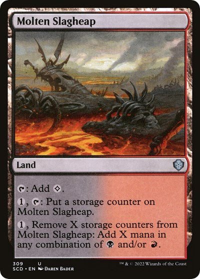 Molten Slagheap (Commander 2022 Starter Decks) Near Mint - Nick Nack's Full Frontal Attack