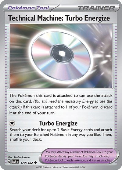 Technical Machine: Turbo Energize (Scarlet and Violet: Paradox Rift) Near Mint - Nick Nack's Full Frontal Attack