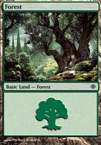 Forest (249) (Shards of Alara) Light Play - Nick Nack's Full Frontal Attack