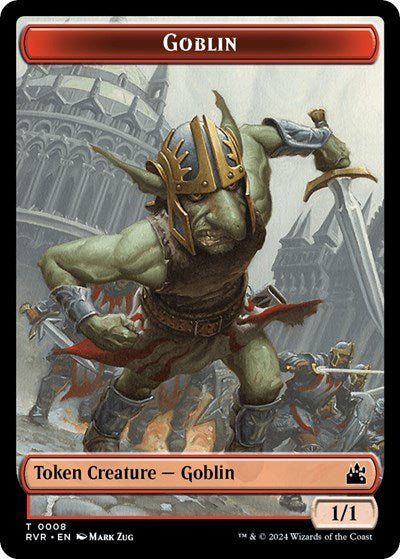 Goblin Token (0008) (Ravnica Remastered) Near Mint - Nick Nack's Full Frontal Attack