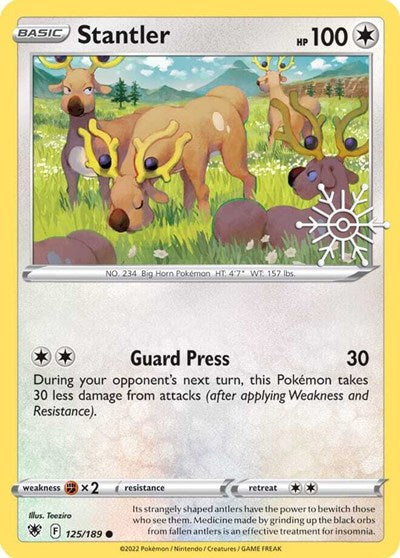 Stantler - 125/189 (Holiday Calendar) (Miscellaneous Cards & Products) Near Mint Holofoil