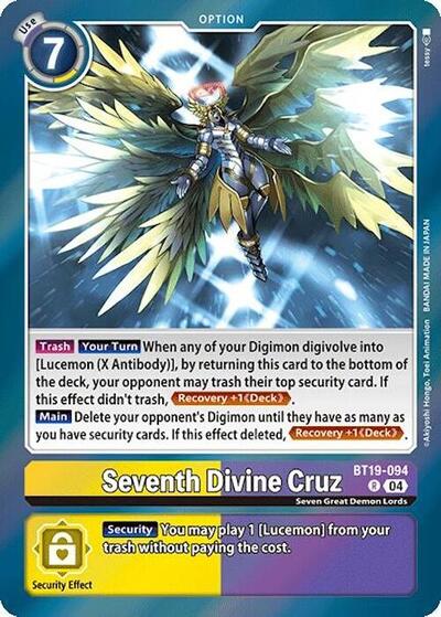 Seventh Divine Cruz (Release Special Booster 2.0) Near Mint Foil