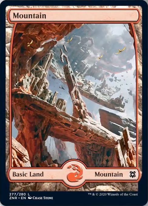 Mountain (277) (Zendikar Rising) Near Mint - Nick Nack's Full Frontal Attack