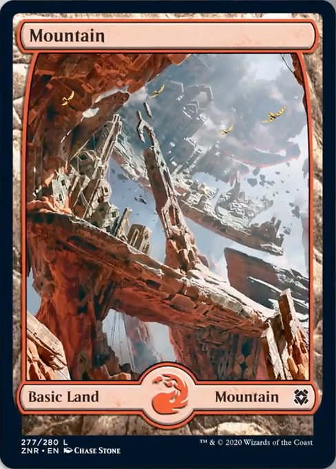 Mountain (277) (Zendikar Rising) Near Mint