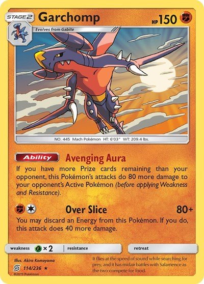 Garchomp (SM - Unified Minds) Near Mint Holofoil - Nick Nack's Full Frontal Attack