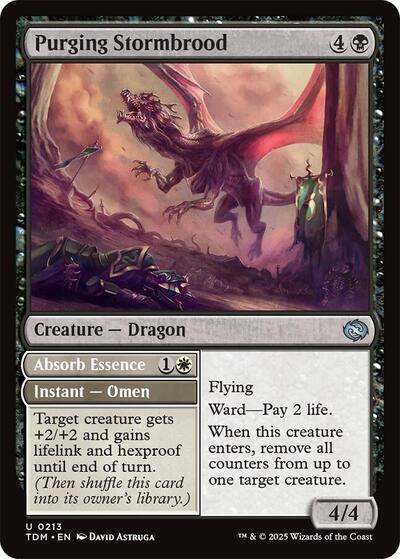 Purging Stormbrood (Tarkir: Dragonstorm) Near Mint - Nick Nack's Full Frontal Attack