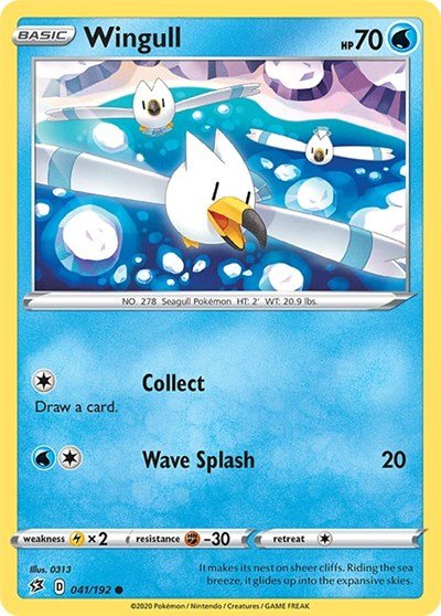 Wingull (SWSH02: Rebel Clash) Light Play - Nick Nack's Full Frontal Attack