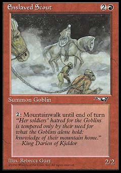 Enslaved Scout (Horses) (Alliances) Light Play - Nick Nack's Full Frontal Attack