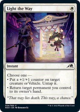 Light the Way (Kamigawa: Neon Dynasty) Near Mint - Nick Nack's Full Frontal Attack