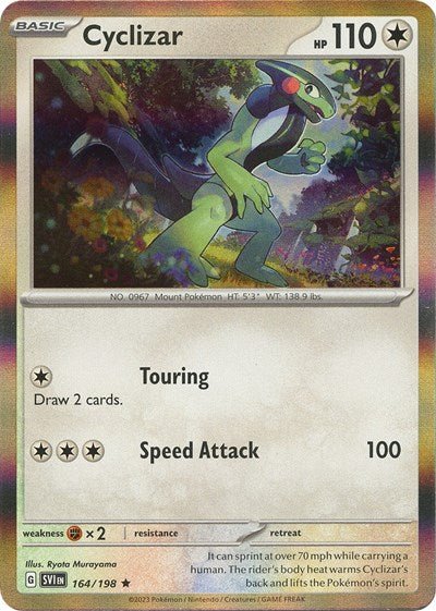 Cyclizar - 164 (Scarlet and Violet: Base Set) Near Mint Holofoil - Nick Nack's Full Frontal Attack