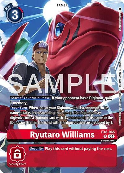 Ryutaro Williams (Digimon Liberator Debuggers Set) (Chain of Liberation) Near Mint Foil