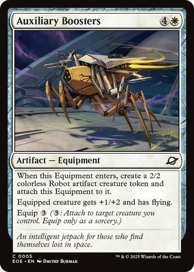 Auxiliary Boosters (Edge of Eternities) Near Mint - Nick Nack's Full Frontal Attack
