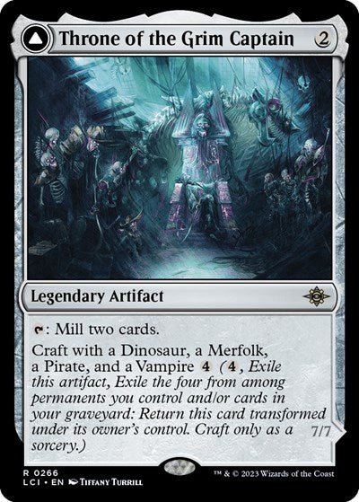 Throne of the Grim Captain (The Lost Caverns of Ixalan) Near Mint - Nick Nack's Full Frontal Attack