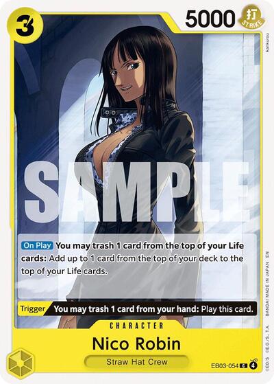 Nico Robin (054) (Extra Booster: One Piece Heroines Edition) Near Mint - Nick Nack's Full Frontal Attack