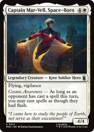 Captain Mar-Vell, Space-Born (Marvel Super Heroes) Near Mint - Nick Nack's Full Frontal Attack