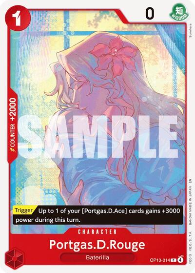 Portgas.D.Rouge (Carrying On His Will) Near Mint