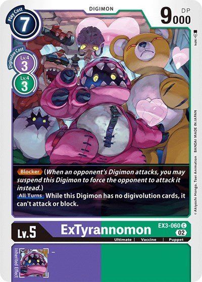 ExTyrannomon (Draconic Roar) Near Mint - Nick Nack's Full Frontal Attack