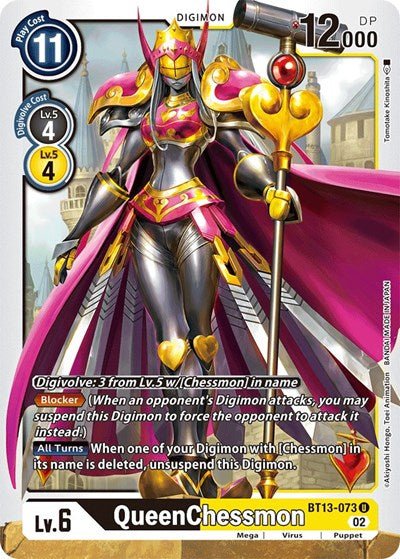 QueenChessmon (Versus Royal Knights) Near Mint - Nick Nack's Full Frontal Attack